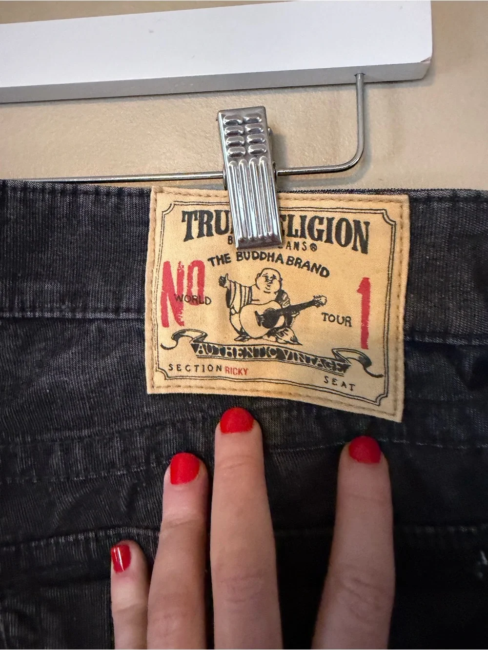 True Religion Men’s Ricky Corduroy Jeans
